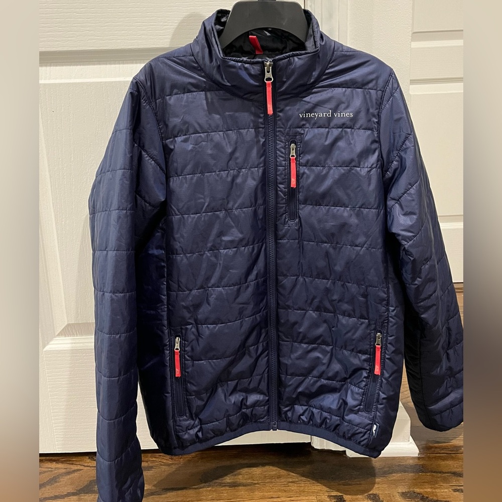 Vineyard Vines Navy Lightweight Puffer Jacket - EUC